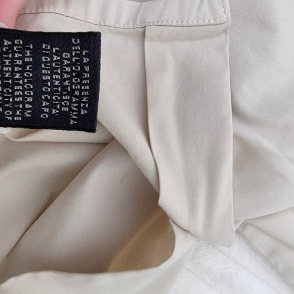 Italian-Made Button-Down Blouse Cream M Classic Capsule Jeckerson Quiet Luxury - Picture 7 of 10